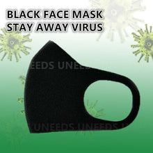 Load image into Gallery viewer, 10 PC Reusable Black Cloth Mask Washable Face Cover Mouth Protective
