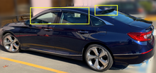 Load image into Gallery viewer, WINDOW VISOR RAIN/SUN VENT &amp; Rear Roof Spoiler Wings Fit 2018-2020 Honda Accord
