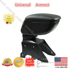 Load image into Gallery viewer, Adjustable Universal US Black Big Storage Armrest Box Center Console Fit Car
