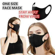 Load image into Gallery viewer, Black Washable Face Mask / Reusable (local pick-up only for now)
