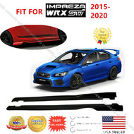 For 2015-2020 Subaru Impreza WRX/STI GR Style Black Side Skirts Body kit