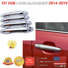 Load image into Gallery viewer, Door Handle Cover Fit For Toyota Highlander 2014 to 2019 Chrome Molding ABS Trim
