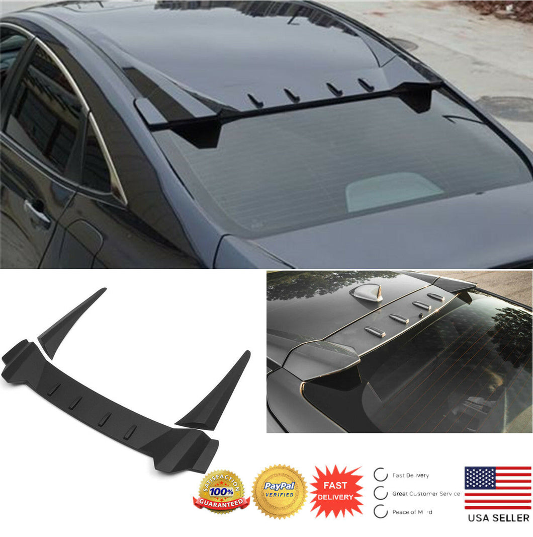 Rear Window Roof Spoiler For 10th Honda CIVIC 2016 2017 2018 Sedan R style Visor