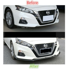 Load image into Gallery viewer, FIT FOR 2019-2020 NISSAN ALTIMA CARBON FIBER STYLE FRONT BUMPER LIP SPOILER
