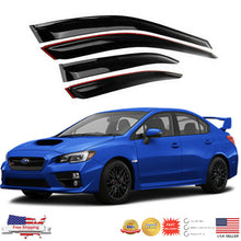 Load image into Gallery viewer, Fit 2012- 2019 WRX STI sedan Impreza OE JDM STYLE SMOKED WINDOW VISOR VENT SHADE
