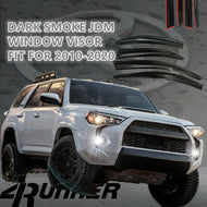 JDM STYLE SMOKED WINDOW VISOR FOR 2010-20 4RUNNER