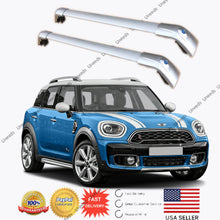 Load image into Gallery viewer, Silver Top Roof Rack Fit FOR 2011-2019 MINI COUNTRYMAN Baggage Luggage Cross Bar
