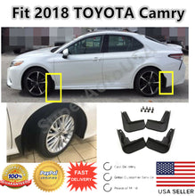 Load image into Gallery viewer, Fit For Toyota Camry LE Model 2018-2020 Splash Guards 4 PCS  Mud Flaps Guards
