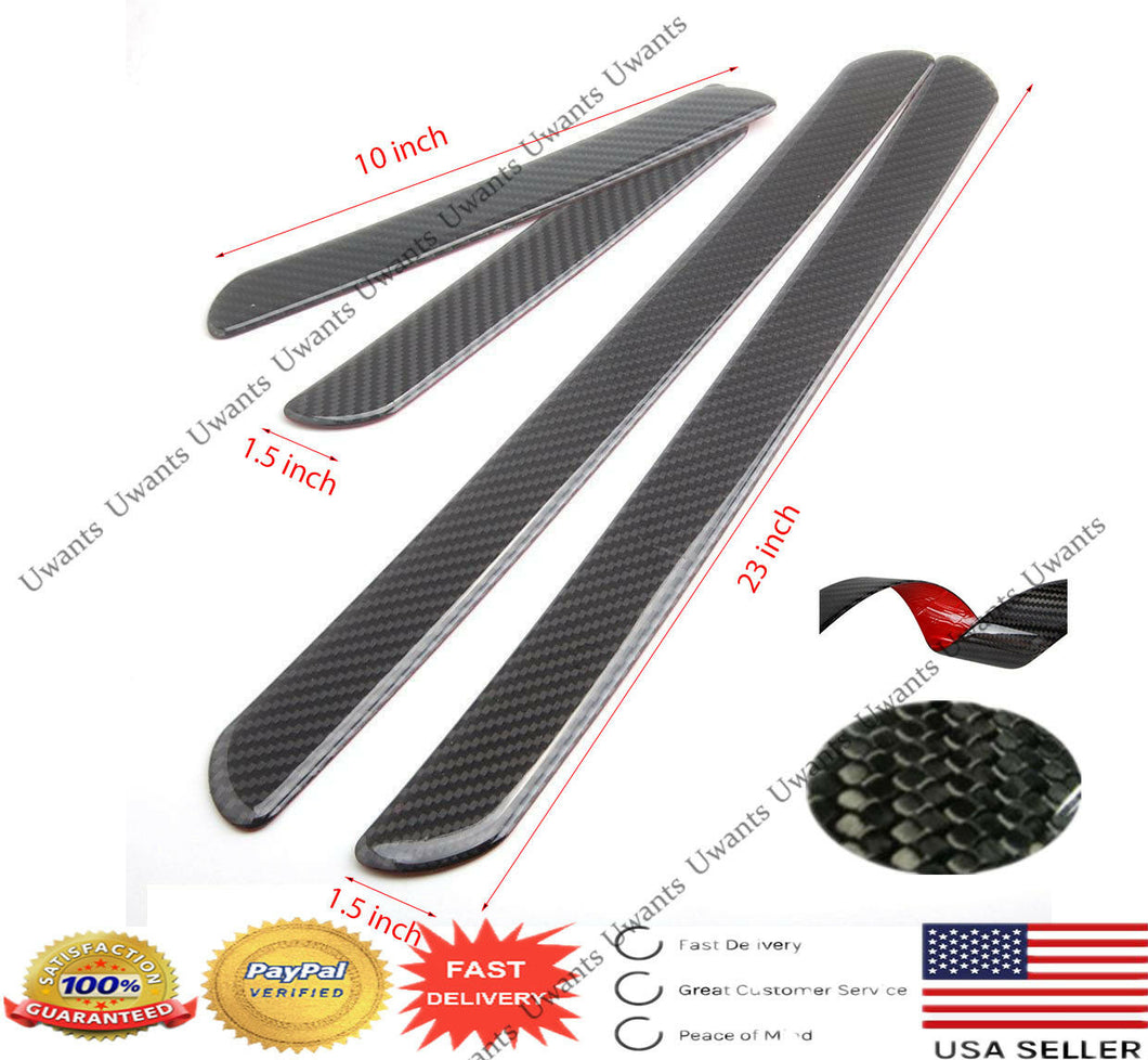 Fit-iM iQ CHR -Scuff-Plate-Door-Sill-Panel-Step-Protector-Kit-Carbon-Fiber-Look