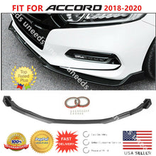 Load image into Gallery viewer, Fit Fit For 2018- 2020 Honda Accord 4Dr Sedan Carbon Fiber Front Lip Spoiler
