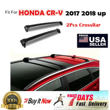 Load image into Gallery viewer, For 17-18 19 Honda CRV Black Roof Top Cross Bars Crossbars Rack Luggage Carrier
