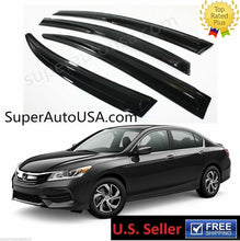 Load image into Gallery viewer, 3D JDM MUGEN STYLE SMOKE WINDOW VISOR RAIN/SUN VENT SHADE for ACCORD 2013-2017
