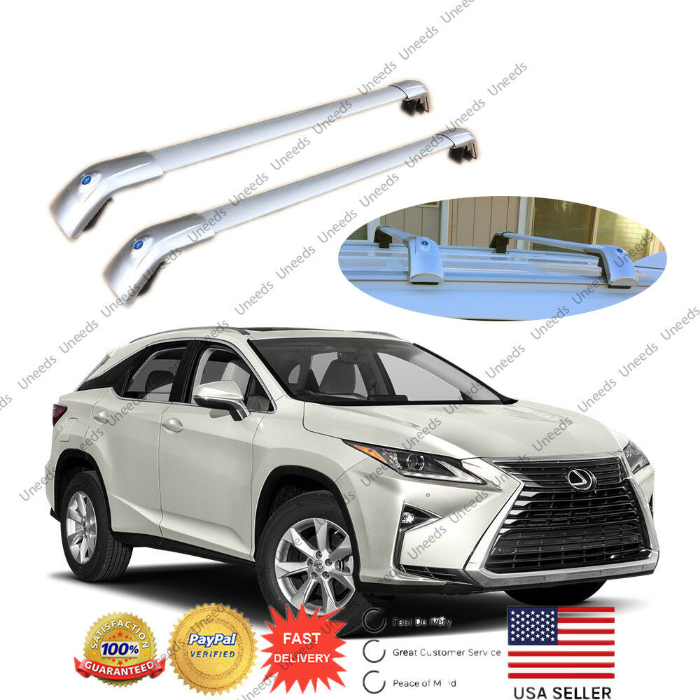 Fit LEXUS RX 350 450 2016-2019 Sliver Baggage Luggage Tap Roof Rack Cross Bar