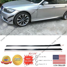 Load image into Gallery viewer, Black Side Skirts Body Kit Rocker Panels Splitters Winglet Wings for Audi A6 A8
