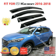 Load image into Gallery viewer, JDM MUGEN 3D STYLE SMOKED WINDOW VISOR VENT SHADE for 2016-2018 Hyundai Tucson
