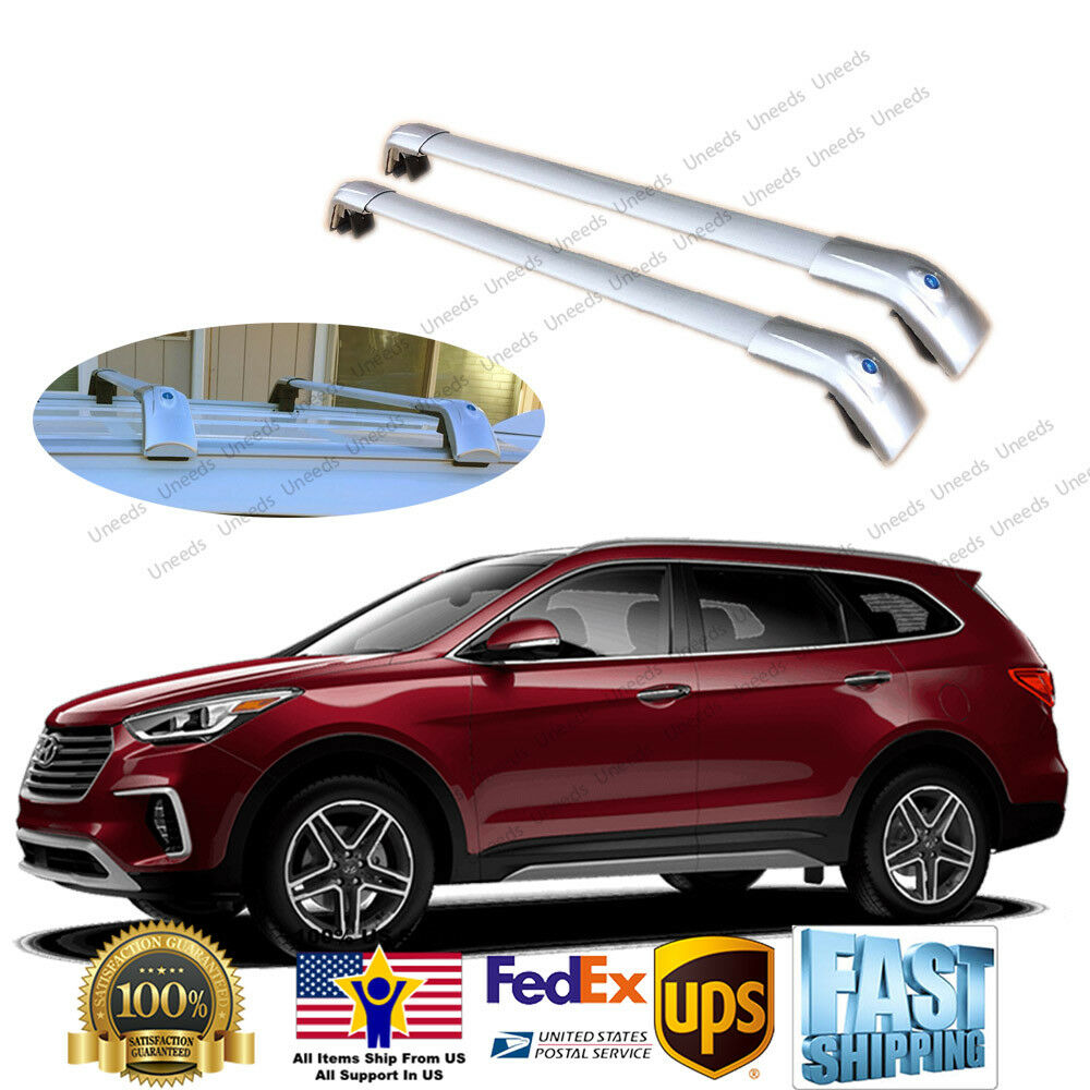 Top Roof Rack Fit For Hyundai Santa Fe XL 2013 - 2020 Baggage Luggage Cross Bar