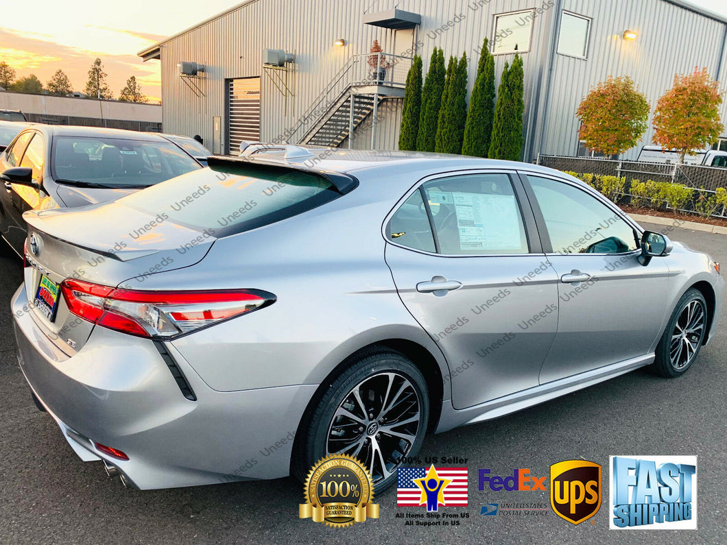 fit for 2018-2020 Toyota Camry 3D JDM ABS Black Rear Roof Window Visor Spoiler