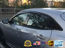 Load image into Gallery viewer, 3D JDM MUGEN STYLE SMOKED WINDOW VISOR RAIN/SUN VENT SHADE FOR 2018 2019 ACCORD
