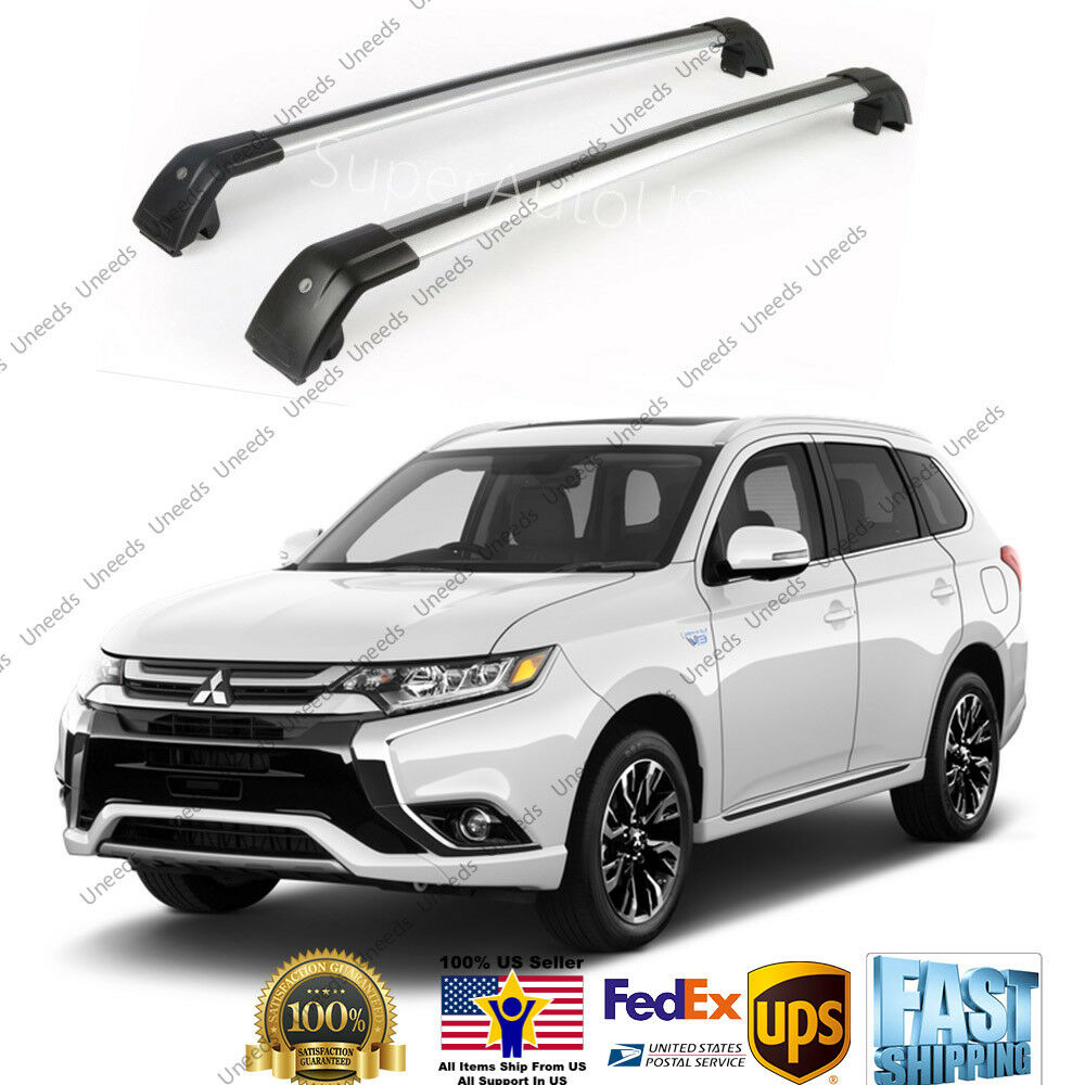 Fit for Mitsubishi Outlander 2013-19 Sliver Roof Rack Crossbar Luggage Carrier