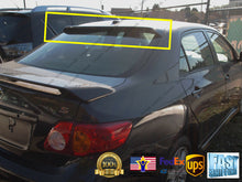 Load image into Gallery viewer, For Toyota Corolla 2009-2013 ABS Black Rear Roof Window Visor Spoiler 3D JDM
