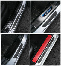 Load image into Gallery viewer, For Acura TLX Carbon Fiber Look Scuff Plate Door Sill Panel Step Protector Kit
