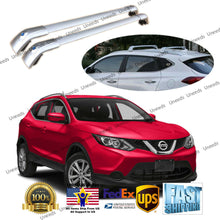 Load image into Gallery viewer, FIT For Nissan Rogue Sport 2016-2019 Silver Roof Rack Crossbar Luggage Carrier
