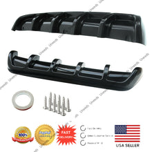 Load image into Gallery viewer, 26&quot; x 5&quot; Universal Rear Shark Curved Bumper Lip Diffuser Kit Mouldings Spoilers
