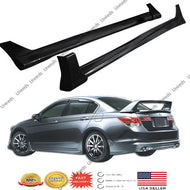 MOD Style Black Side Skirts Body Kit for 2008-2012 Honda Accord Sedan 4-Door