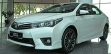 Load image into Gallery viewer, Fit For 2014-2019 Toyota Corolla JDM Style Unpainted Black Side Body Skirts
