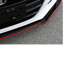 Load image into Gallery viewer, For 2018- 2020 Honda Accord Sedan Glossy Black Front Bumper Lip With Red Trim
