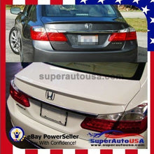 Load image into Gallery viewer, OE STYLE LIP SPOILER fits the 2013 - 2017 HONDA ACCORD 4DR Unpainted/Matte Black
