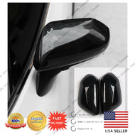 A Pair TOYOTA Camry 2018-2020 Carbon Fiber Side Door Rearview Mirror Cover Trim