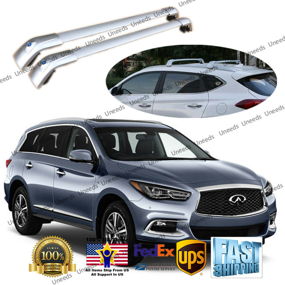 Top Roof Rack fit INFINITI QX60 14-19 Sliver Baggage Luggage Cross Bar Crossbar