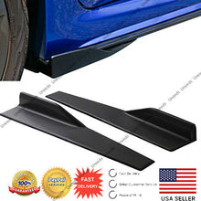 Load image into Gallery viewer, A Pair Newest Universal Black Bottom Line Side Skirts Body Kit 45cm/ 17.7&quot;
