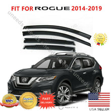 Load image into Gallery viewer, Fits Nissan Rogue 2014-2019 Window Vent Visors Sun Rain Guard Wind Deflectors
