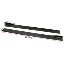 Load image into Gallery viewer, Carbon Fiber Painted Side Skirt Extensions Splitters Lip  78.7&quot;/2m for BMW
