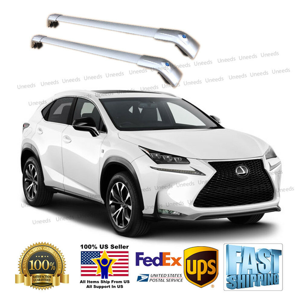 Sliver Top Roof Rack For LEXUS  NX200t NX300H 2015-20 Baggage Luggage Cross Bar