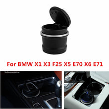 Load image into Gallery viewer, Blue-LED-Ashtray-Auto-Car-Truck-Ash-Cylinder-Holder-Portable-Vehicle- for BMW
