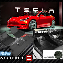 Load image into Gallery viewer, Fit For Tesla Model 3 2017-2020 3D Floor Mats Anti Spill Lazer Cut Floor Mats
