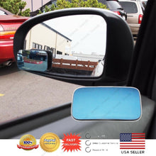 Load image into Gallery viewer, Blue Blind Spot Mirror Wide Angle Rear View Car Side Mirror 3M Adhesive
