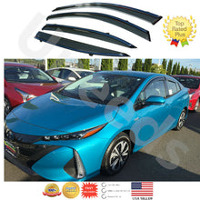 Load image into Gallery viewer, Fit for 16-18 Toyota Prius / Prime OE CHROME TRIM WINDOW VISOR VENT Rain SHADE
