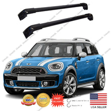 Load image into Gallery viewer, Top Roof Rack Fit FOR 2011-2019 MINI COUNTRYMAN Black Baggage Luggage Cross Bar
