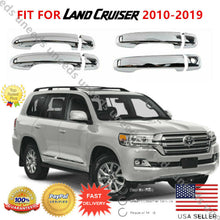 Load image into Gallery viewer, External Door Handle Knobs Trim Decor Cover For LAND CRUISER 2007-2019 Chrome
