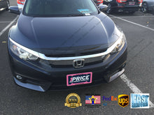 Load image into Gallery viewer, Carbon Fiber Pattern Front Hood Grille Molding Cover Bonnet Trim For Honda Civic
