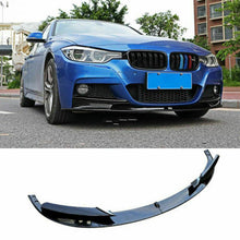 Load image into Gallery viewer, Fit For 2012-2018 BMW F30 3 Series M Style Front Bumper Lip Carbon fiber Style
