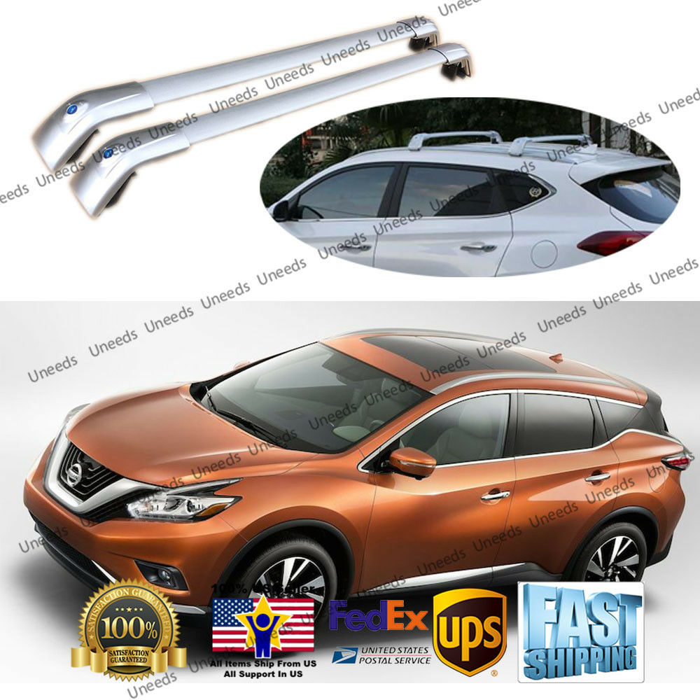 Top Roof Rack Fit FOR 2017-2019 NISSAN Kicks Silver Baggage Luggage Cross Bar