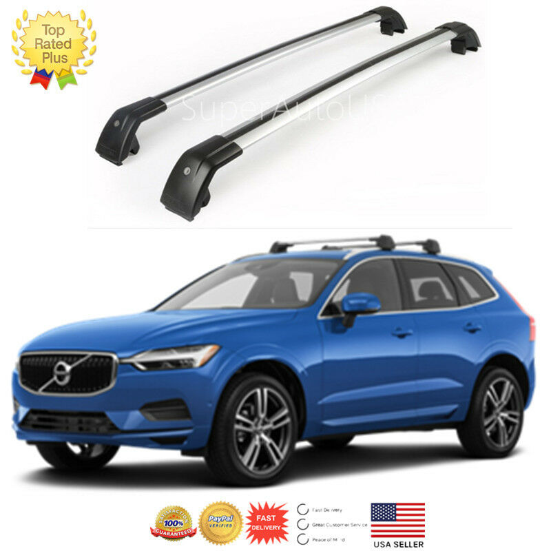 Top Roof Rack Fit FOR 2013-2019 VOLVO XC60 Baggage Luggage Cross Bar crossbar