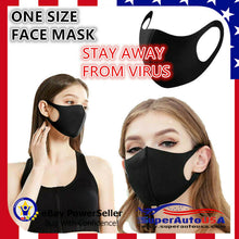 Load image into Gallery viewer, Black Washable Face Mask / Reusable (local pick-up only for now)
