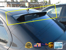 Load image into Gallery viewer, Mugen Style 3D Wavy Black Rear Roof Window Visor Spoiler fit 2008-17 Lancer EVO
