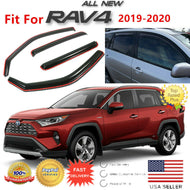 Fit For Toyota RAV4 2019-2020 In-Channel Vent Window Visor Rain Guard Deflectors